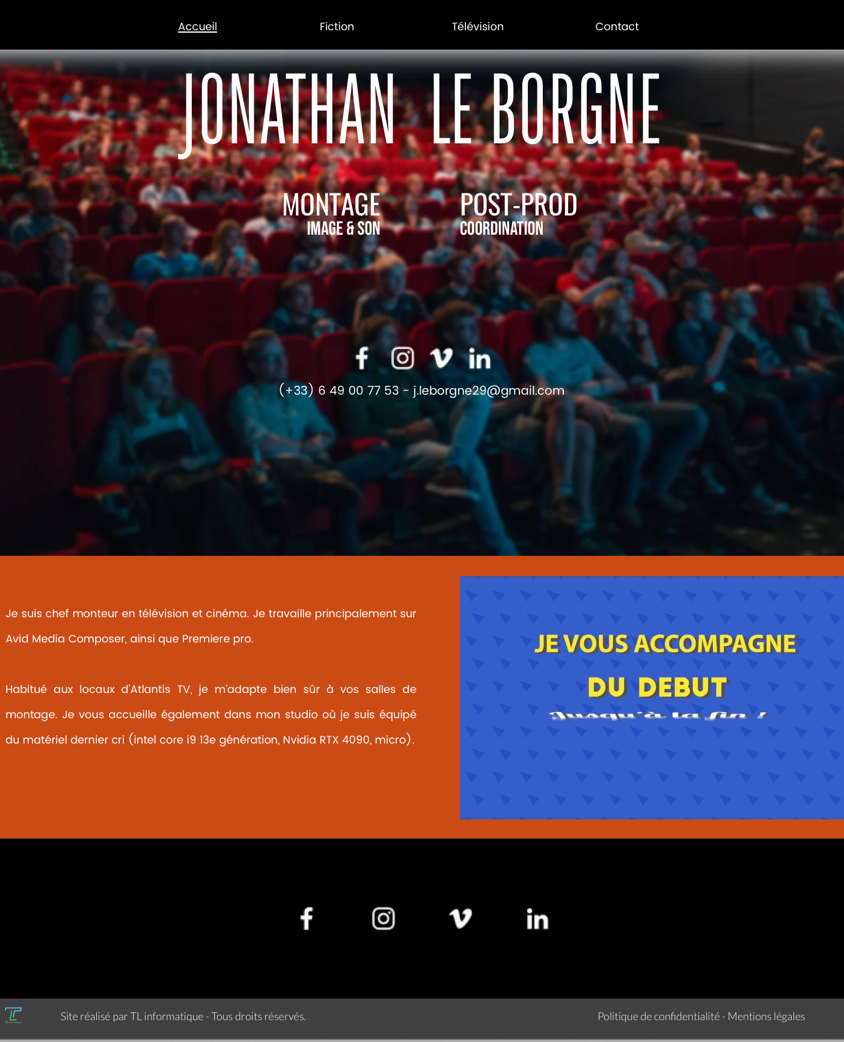Site web Jonathan Le Borgne